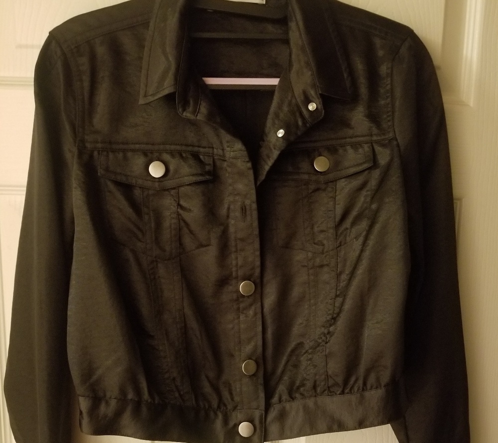 Urban Outfitters satin crop jacket